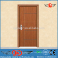 JK-P9222 Interior mdf pvc flush puerta de madera de teca diseños de puertas principales